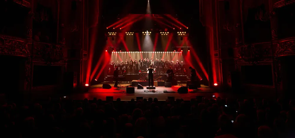 Koor 'The Bare Necessities' treedt op in Stadsschouwburg Brugge - Foto: Michel De Pourcq